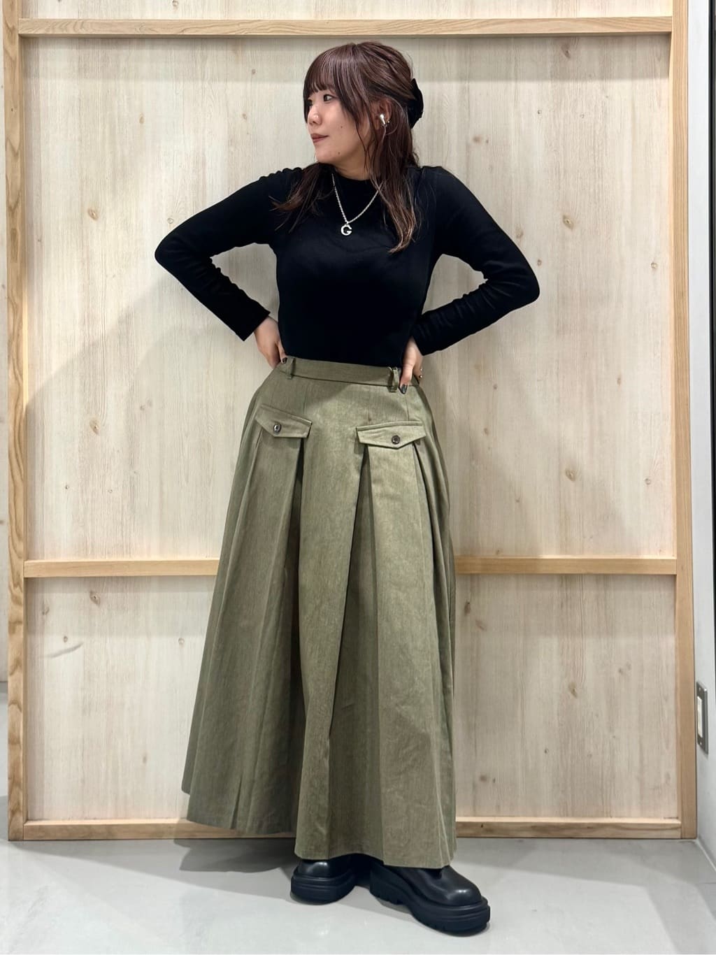 nanaさんの「THE SHOP TK｜カバーオールジャケット【洗える】」を使ったコーディネート