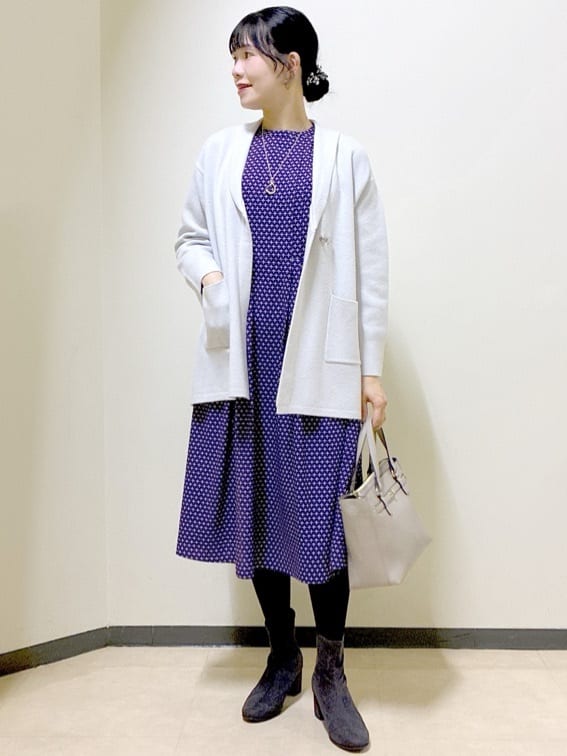  beni_gingerさんの「Reflect｜【ライトアウター／気軽な羽織に◎】オフボディカーディガン」を使ったコーディネート