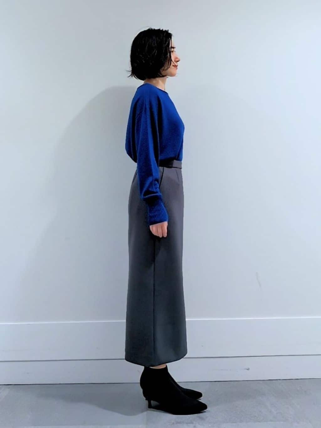 ミズタさんの「UNTITLED｜【8色展開/体型カバー】魅せるタイムレスニット」を使ったコーディネート