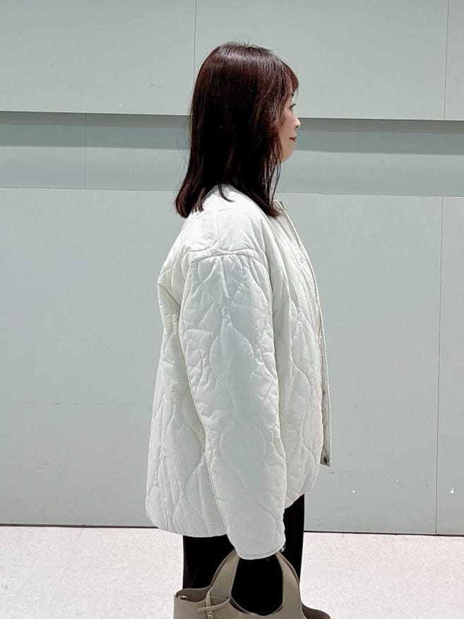 makiさんの「UNTITLED｜【洗える】スポンディッシュ ボトルネックニット」を使ったコーディネート