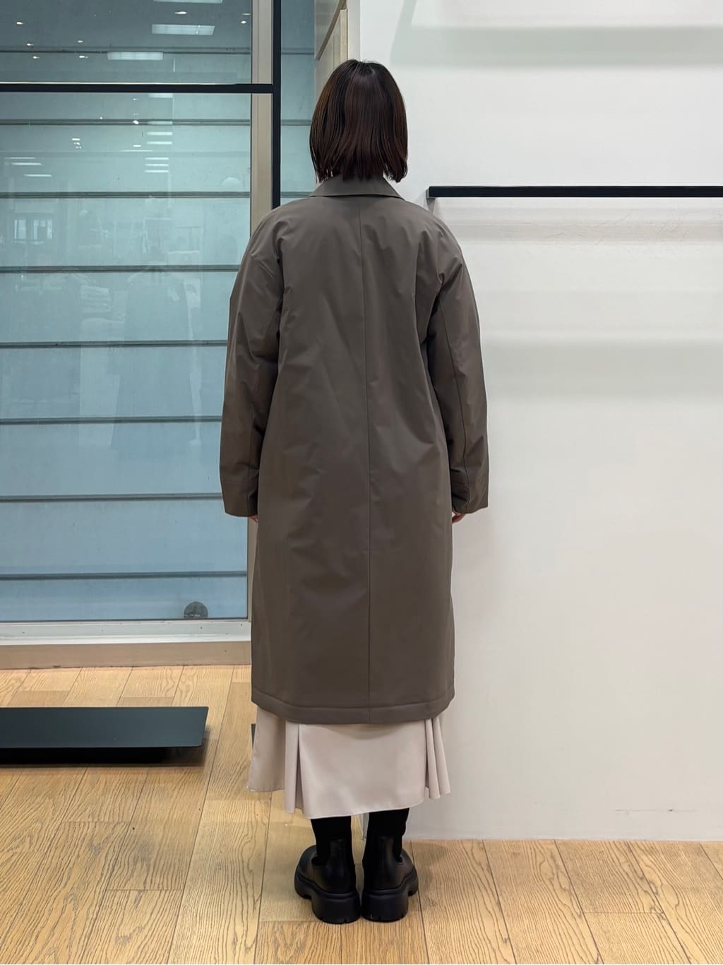 asamiさんの「INDIVI｜【洗える／毛玉になりにくい】エクストラファインウール ハイネックニット」を使ったコーディネート