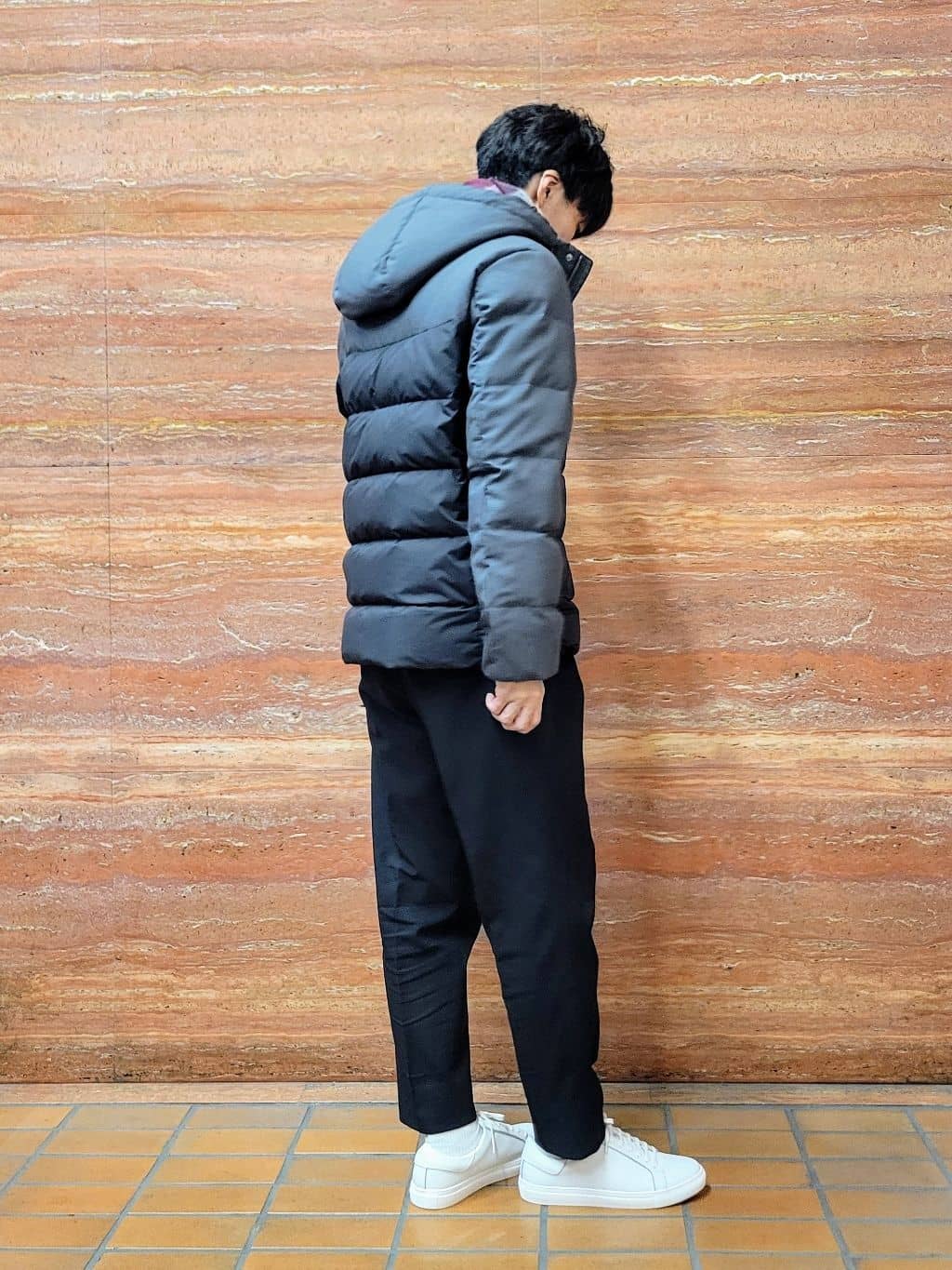 piroyaさんの「TAKEO KIKUCHI｜カラーコンビ ダウンブルゾン」を使ったコーディネート
