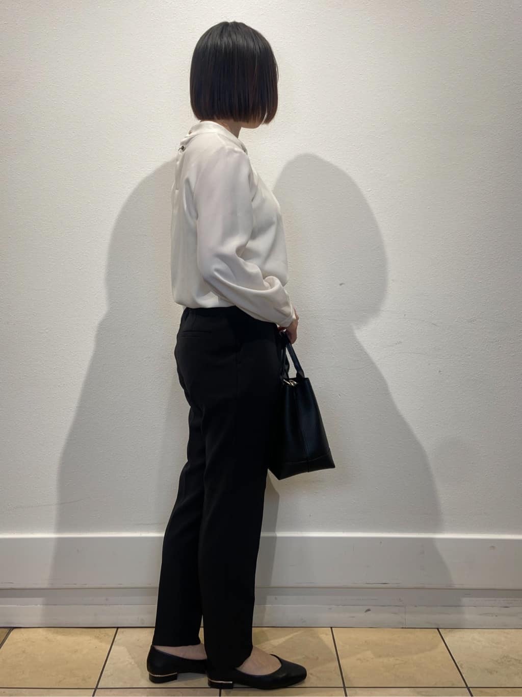 kimiさんの「index｜ボウタイタックブラウス【洗濯機OK／防シワ】《XS～3L》」を使ったコーディネート