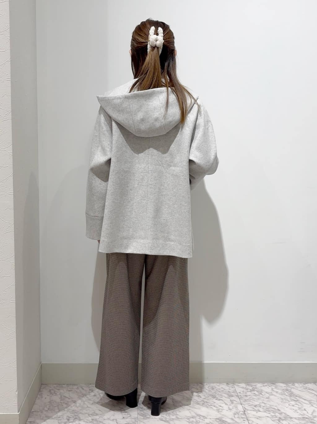 しかっちさんの「grove｜【選べる着丈/多機能】裏起毛ハイパーストレッチワイドパンツ」を使ったコーディネート