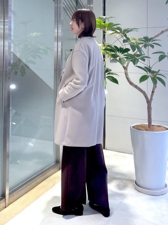 yukaさんの「UNTITLED｜【8色展開/洗える】ウールカシミヤ ハイネックニット」を使ったコーディネート