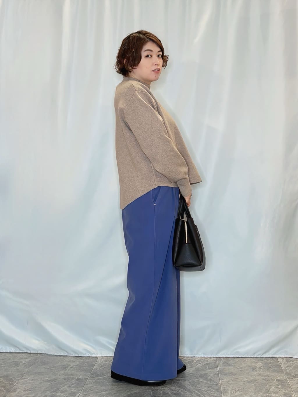 たみさんの「SHOO･LA･RUE｜【着丈選べる/きっと虜になる】あったかもちもち ワイドパンツ」を使ったコーディネート
