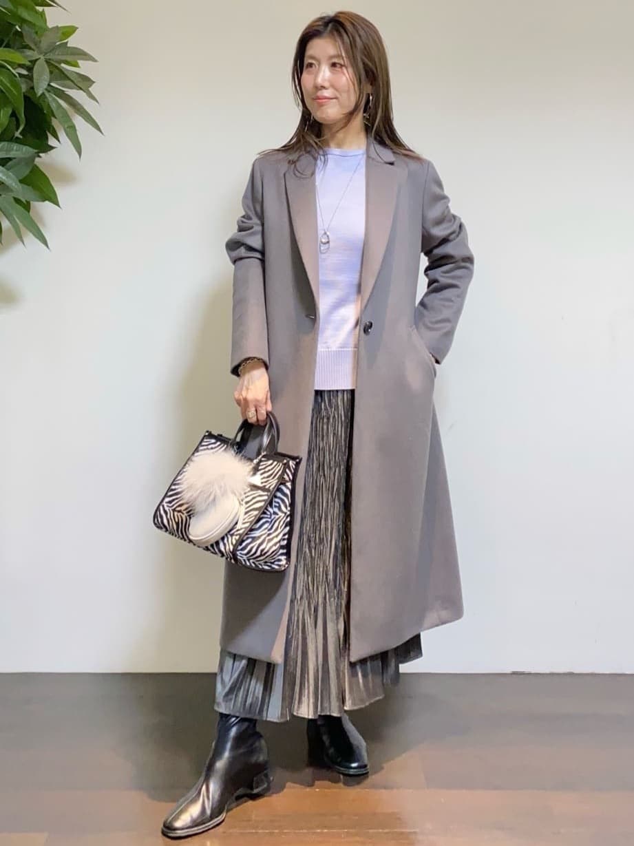 tomoさんの「UNTITLED｜【スタイリッシュ／オンオフ兼用】ウールチェスターコート」を使ったコーディネート