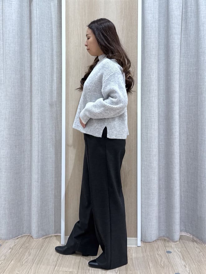 sachiさんの「grove｜【あったか裏起毛】かっこよさも穿き心地も叶える、優秀スラックスパンツ」を使ったコーディネート