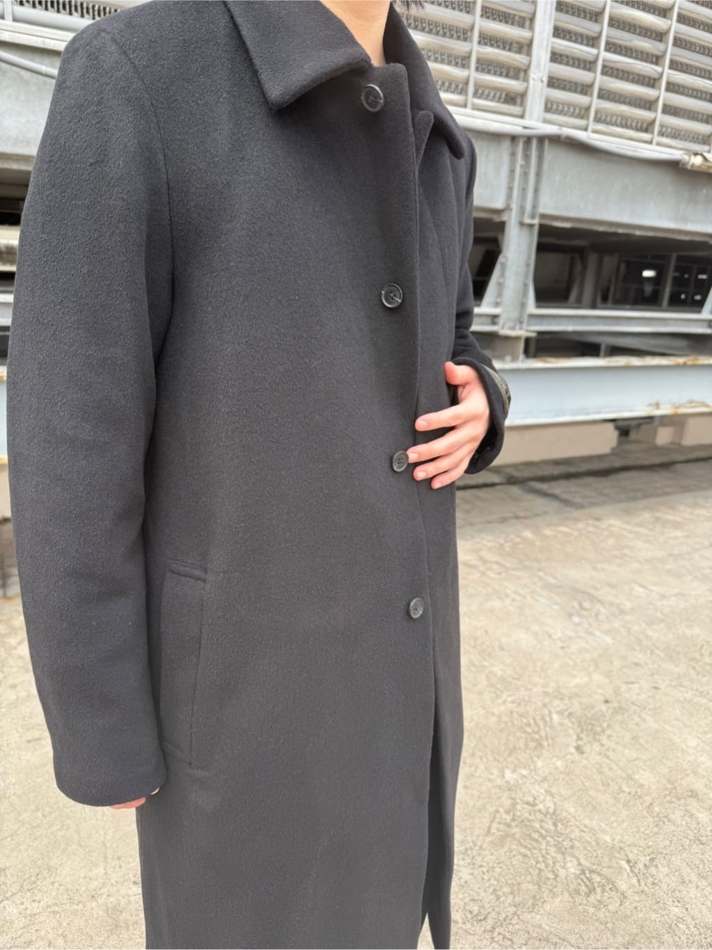 yumaさんの「tk.TAKEO KIKUCHI｜ステンカラーコート」を使ったコーディネート