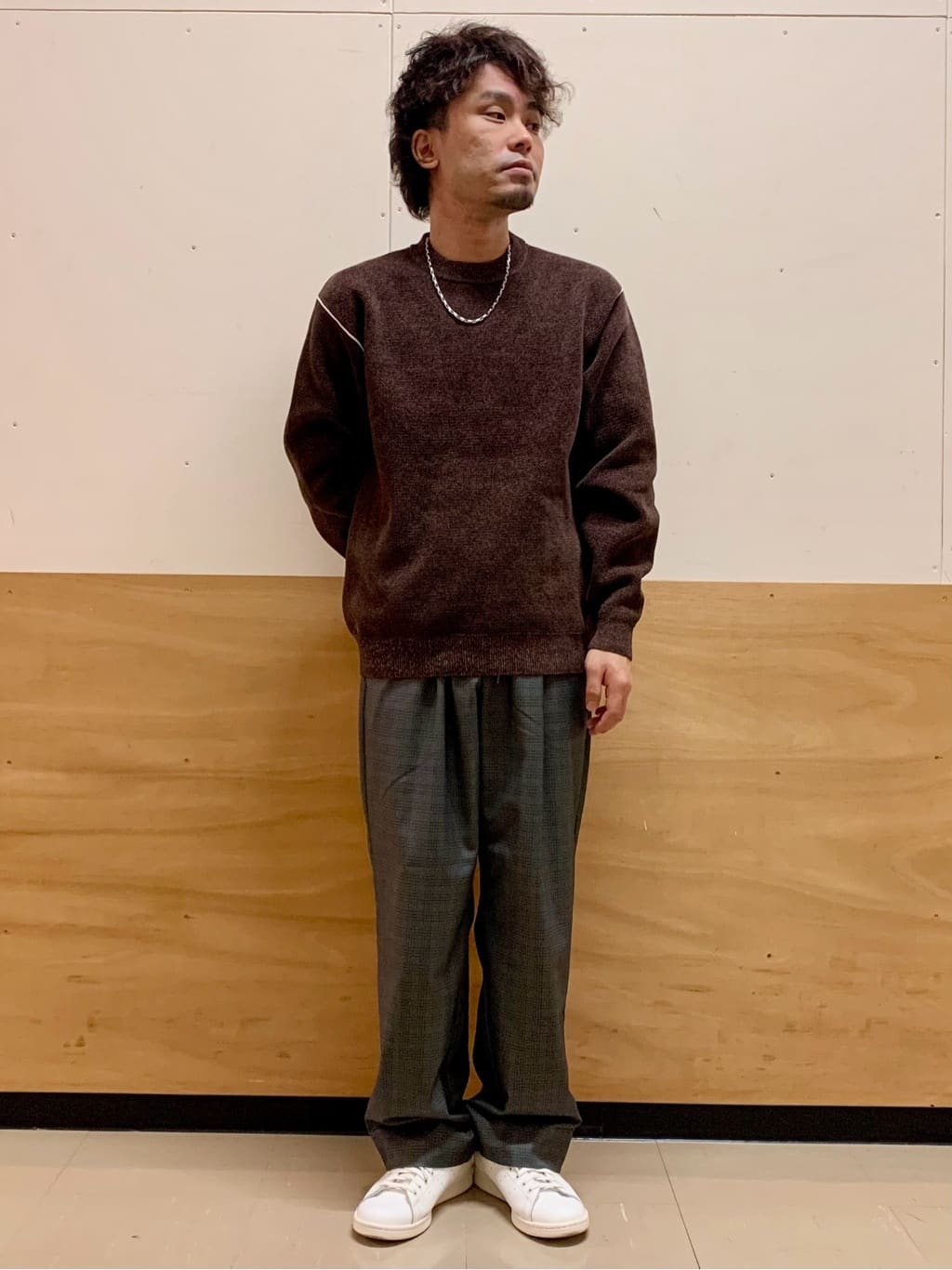 MATUさんの「THE SHOP TK｜【大人の上品カジュアルを叶える】ハグするニット 洗濯機OK／6色展開」を使ったコーディネート