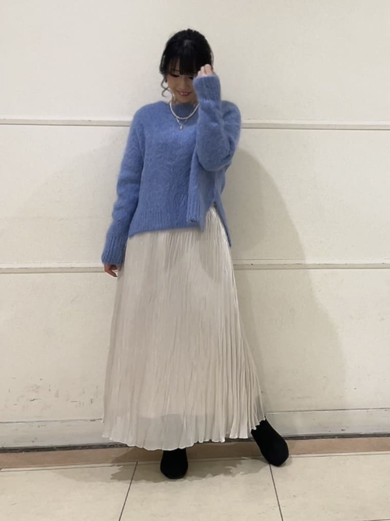 watanabeさんの「UNTITLED｜【ゆったり】アルパカ混シャギーニット」を使ったコーディネート