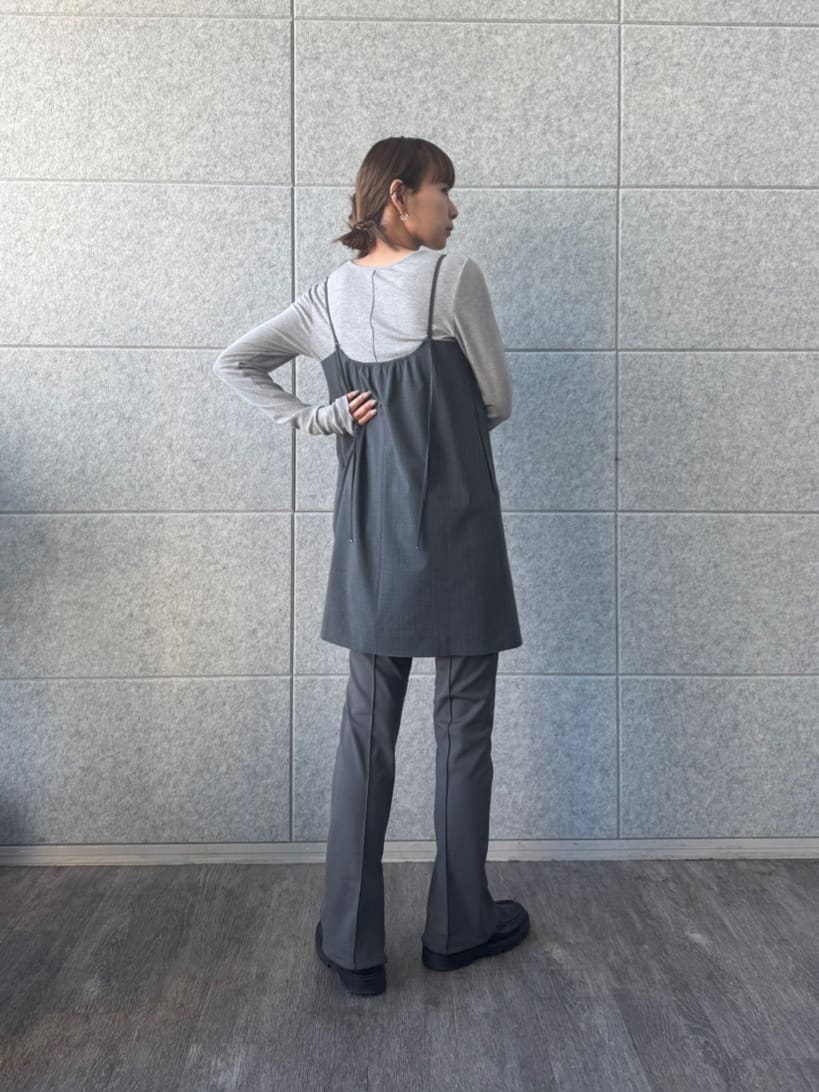 designer yukaさんの「CODE A｜tailored mood mini dress」を使ったコーディネート
