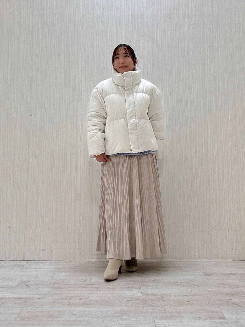ayakaさんの「UNTITLED｜【洗える】スポンディッシュ ケーブル柄ニット」を使ったコーディネート