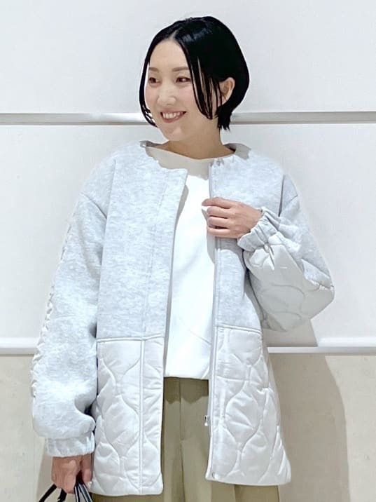 eriko さんの「Dessin｜【洗える】ウールブレンド後ろボタンニット」を使ったコーディネート