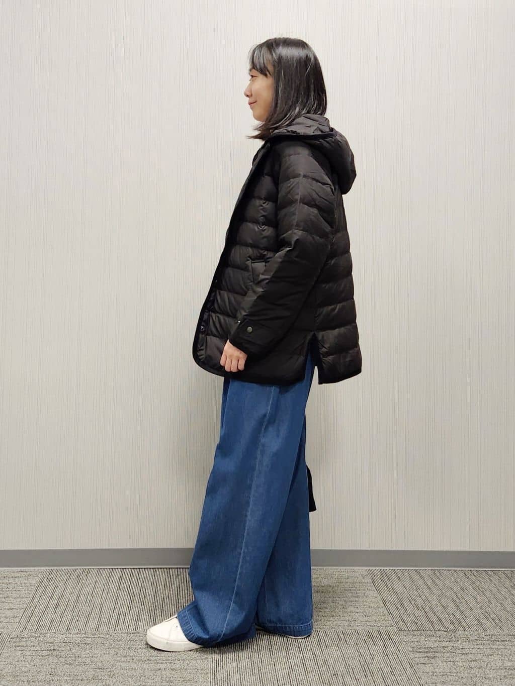 naraさんの「Dessin｜【撥水・2WAY】ミュラーダウンコートミドル丈」を使ったコーディネート