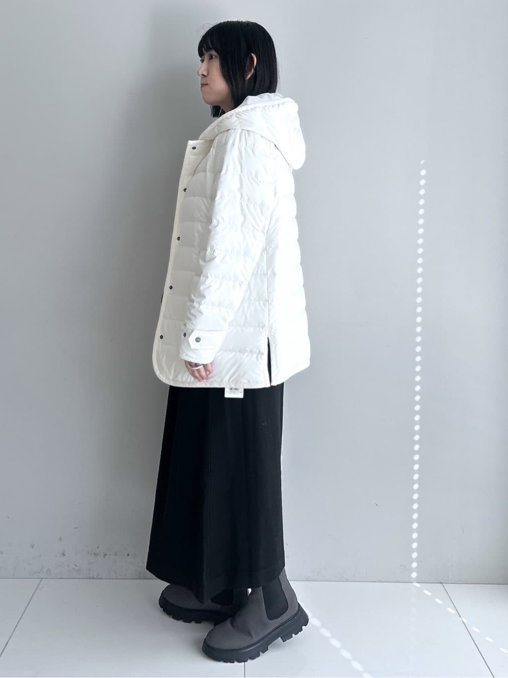 Hirokaさんの「Dessin｜【2点セット・洗える】シャギーベストニットワンピース」を使ったコーディネート