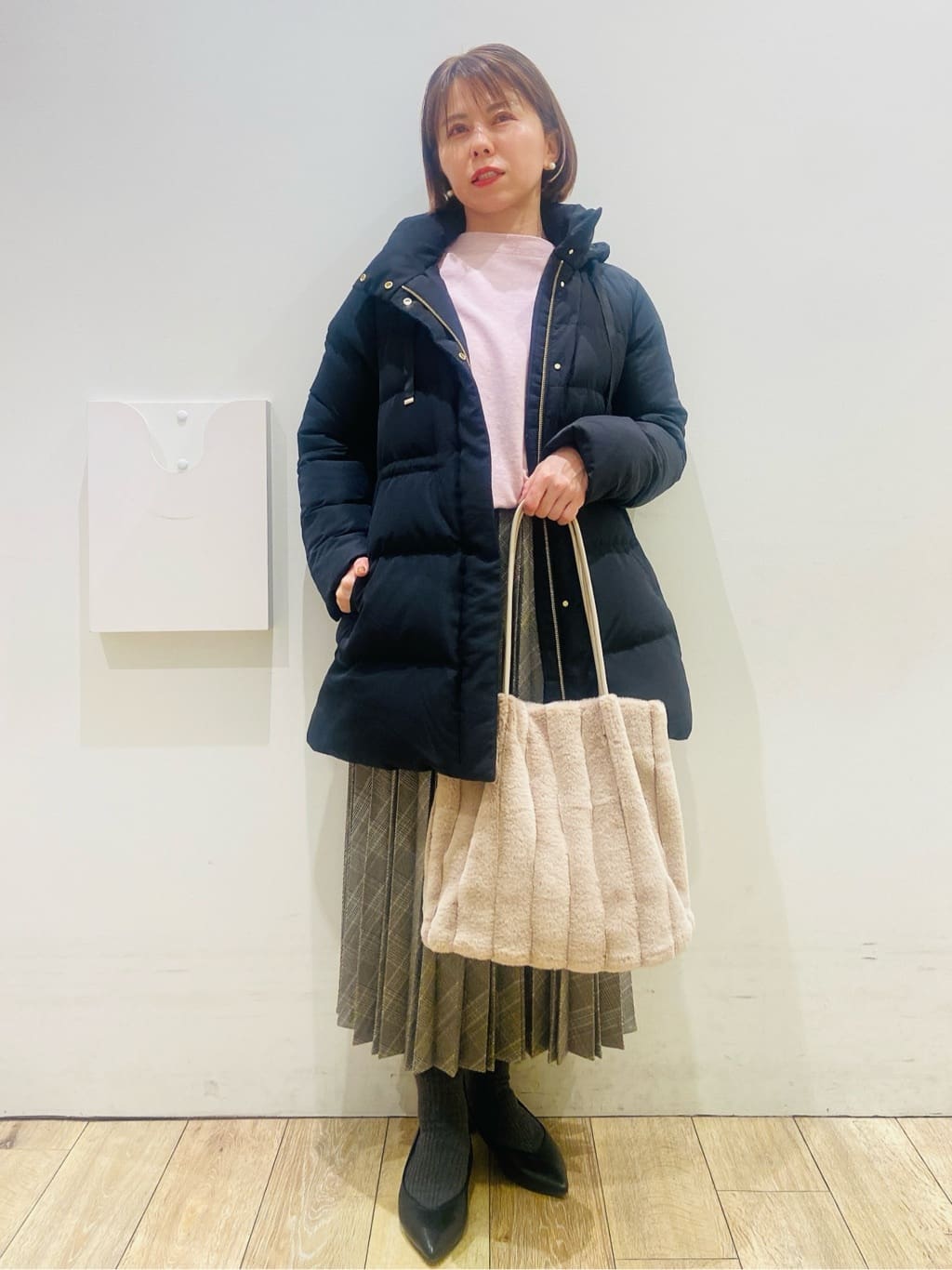 YUKOさんの「index｜プリーツスカート【洗濯機OK】」を使ったコーディネート
