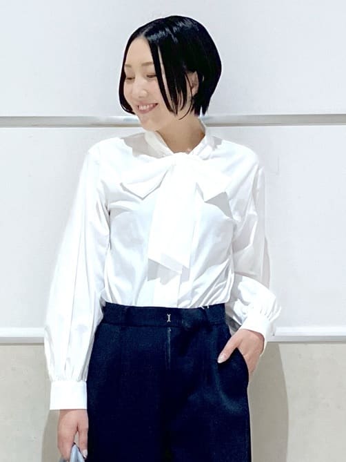 eriko さんの「Dessin｜【入卒/セレモニー】パール調ボタンベスト」を使ったコーディネート
