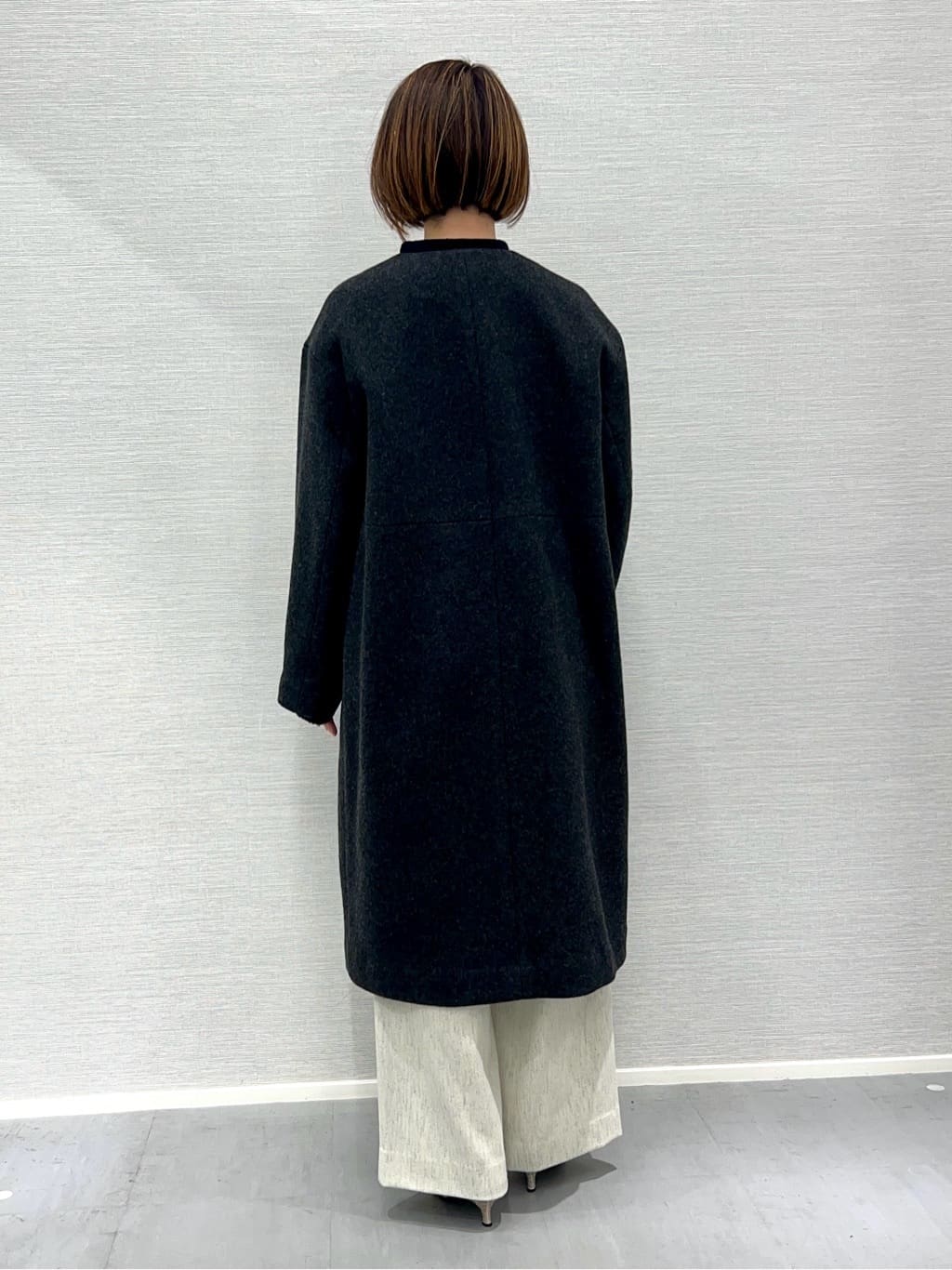 Shinakoさんの「UNTITLED｜【軽量／ウール混】ライトフォルム ロングコート」を使ったコーディネート