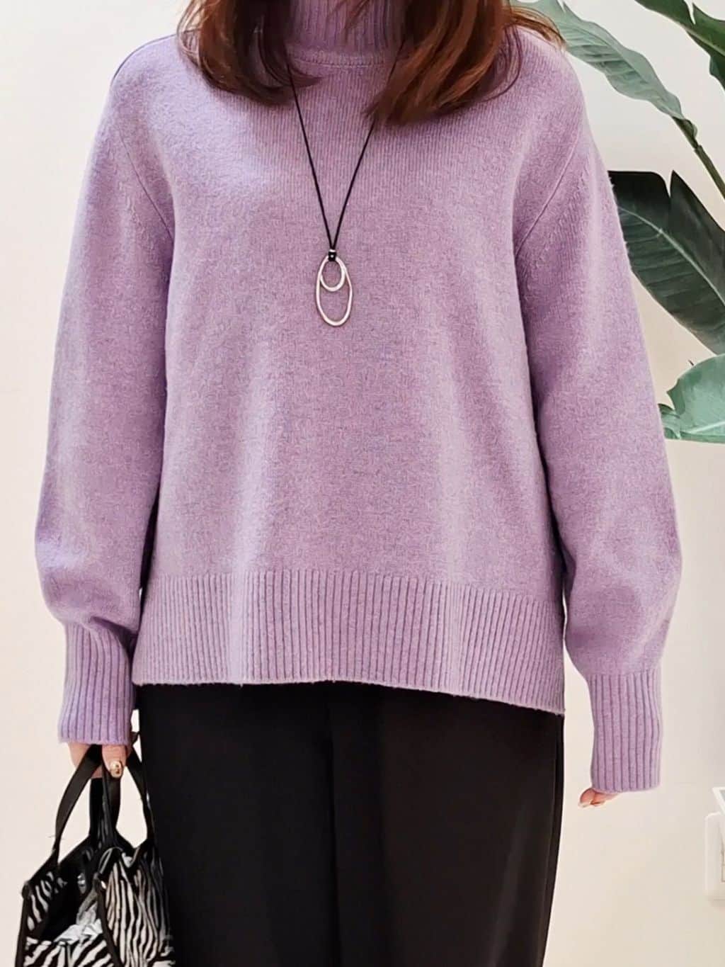 YuKaRiさんの「UNTITLED｜【8色展開/洗える】ウールカシミヤ ハイネックニット」を使ったコーディネート