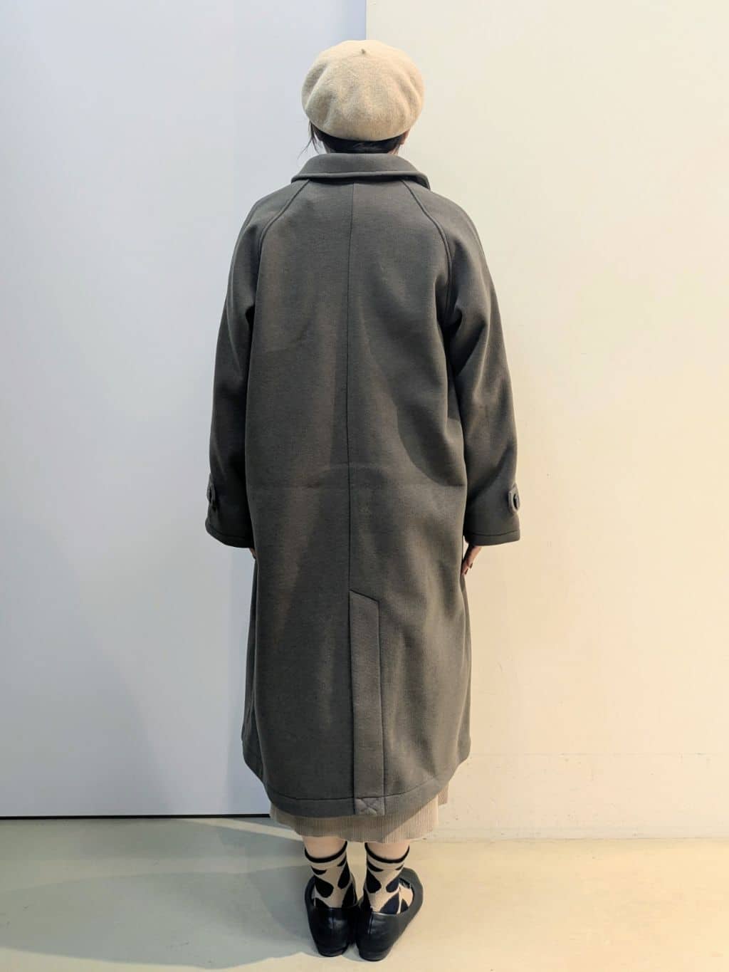 kotoさんの「THE SHOP TK｜ジャージメルトンスタンドカラーコート」を使ったコーディネート