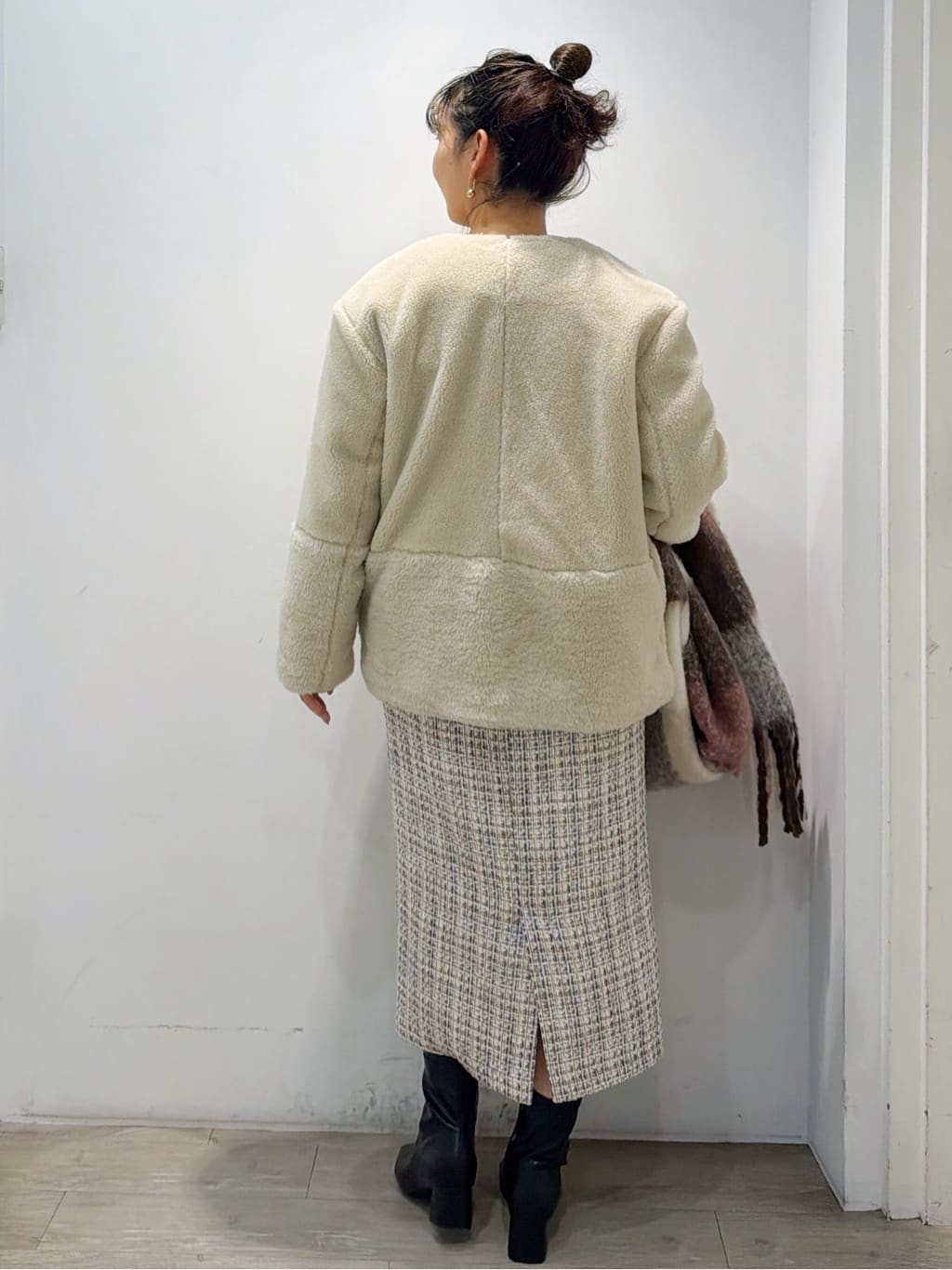 sumicaさんの「OPAQUE.CLIP｜ベーシックショートブーツ【THEシリーズ／抗菌防臭加工】」を使ったコーディネート
