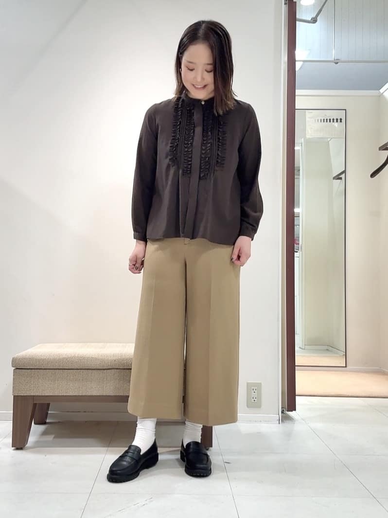YUIさんの「UNTITLED｜【軽アウター/ミドル丈】ウールニットコーディガン」を使ったコーディネート