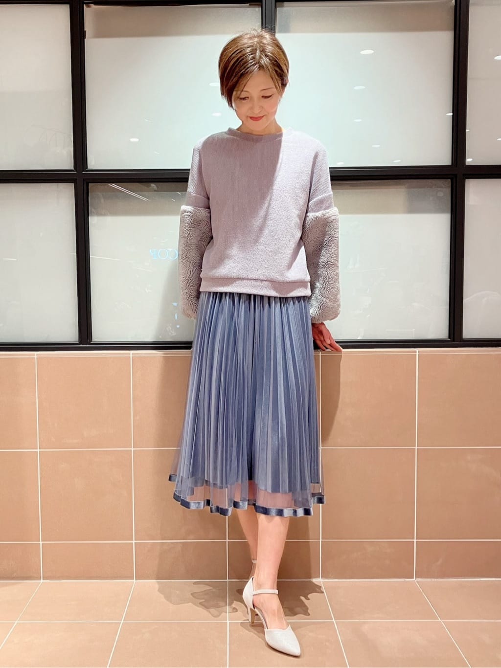 Ｋさんの「ESPERANZA｜アンクルストラップパンプス」を使ったコーディネート