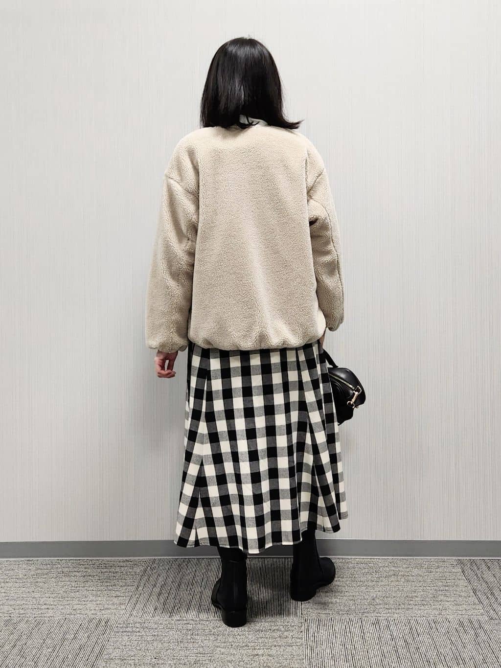 naraさんの「Dessin｜【2WAY】リバーシブルタフタボアアウター」を使ったコーディネート