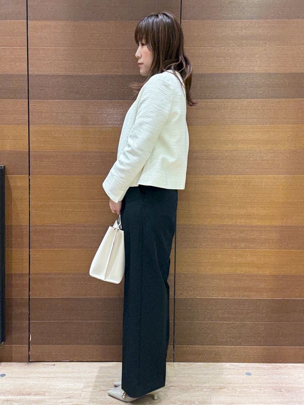 maichiさんの「OPAQUE.CLIP｜《通勤対応》 コットンツイードジャケット」を使ったコーディネート