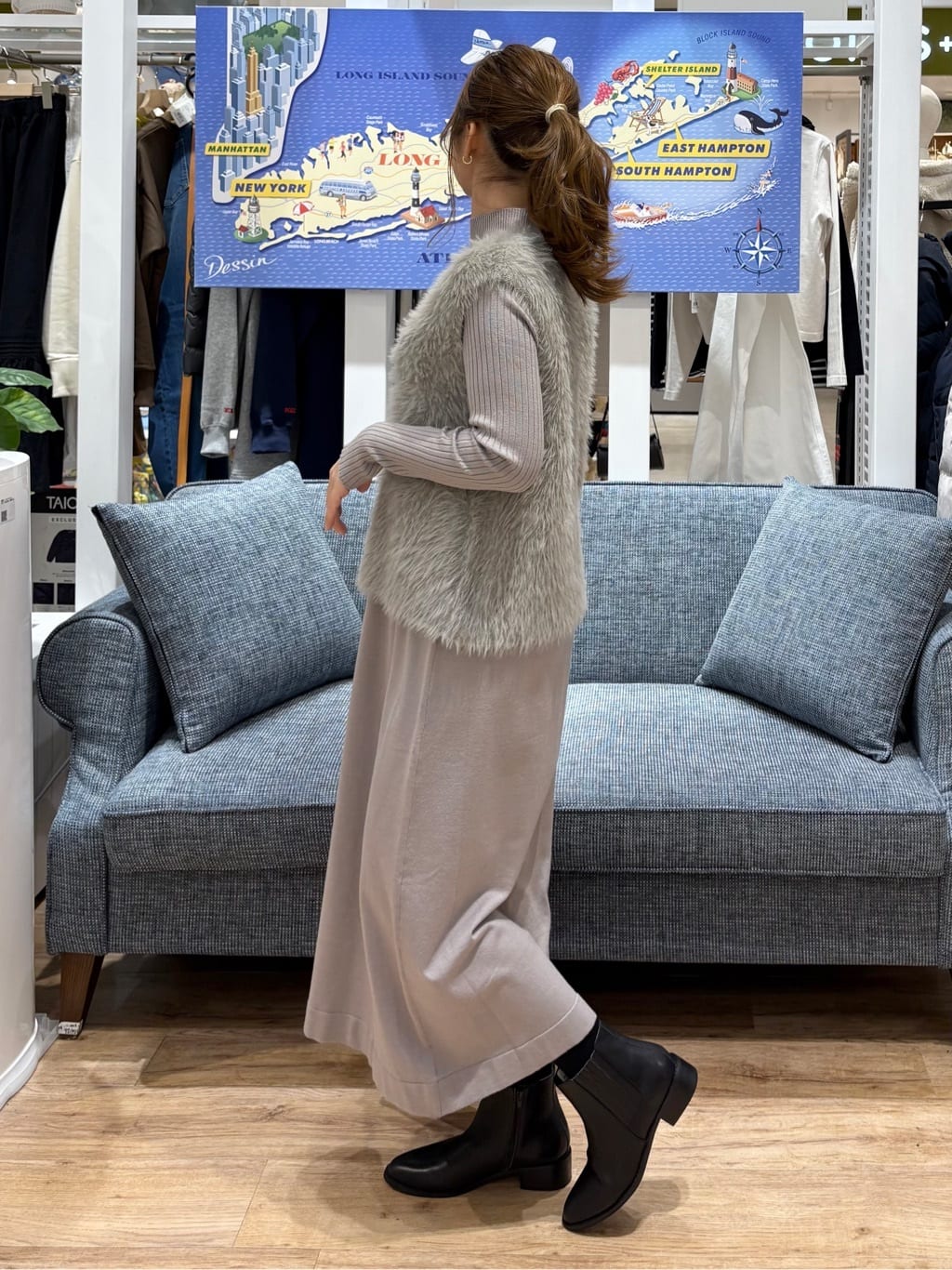 yuinaさんの「Dessin｜本革バレル型ショルダーバッグ」を使ったコーディネート
