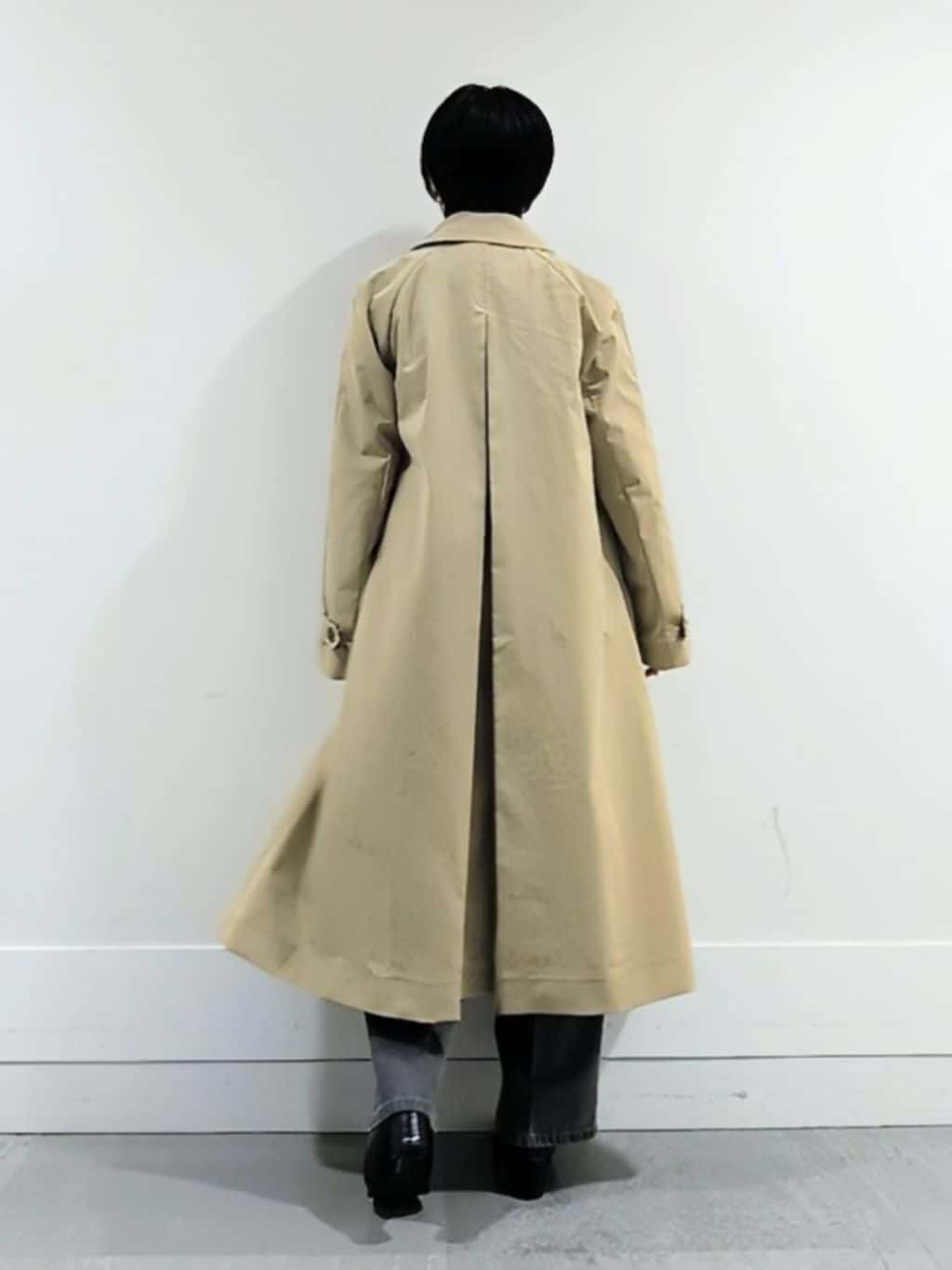 ミズタさんの「UNTITLED｜◆【はっ水/洗える】タスランステンカラーコート」を使ったコーディネート