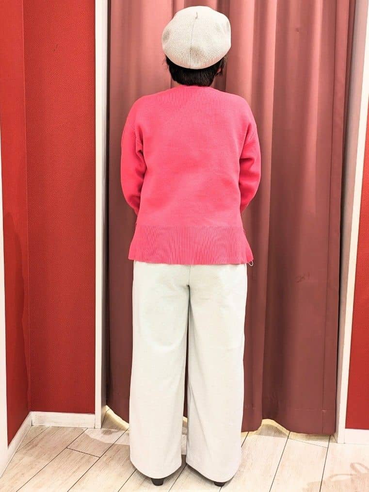 まぁさんの「SHOO･LA･RUE｜【S-LL/洗濯機可/体型カバー】大人世代も取り入れやすい スウェットライクニット」を使ったコーディネート