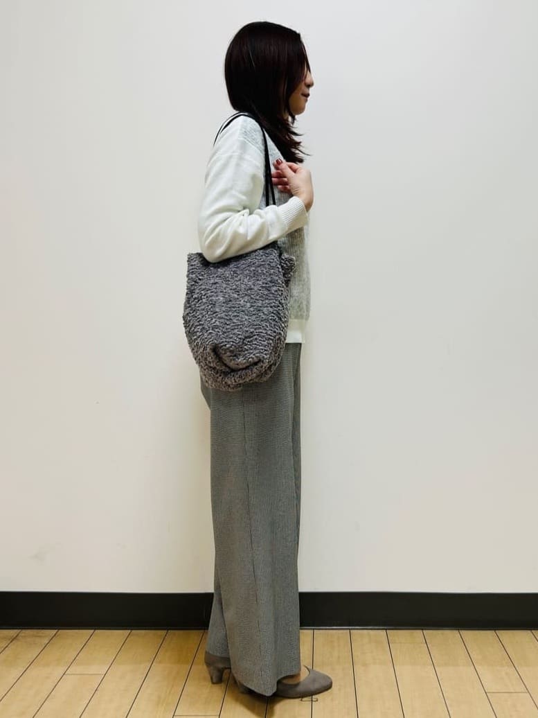 miiiさんの「Reflect｜【裏起毛／ゆったりシルエット】ストレートワイドパンツ」を使ったコーディネート