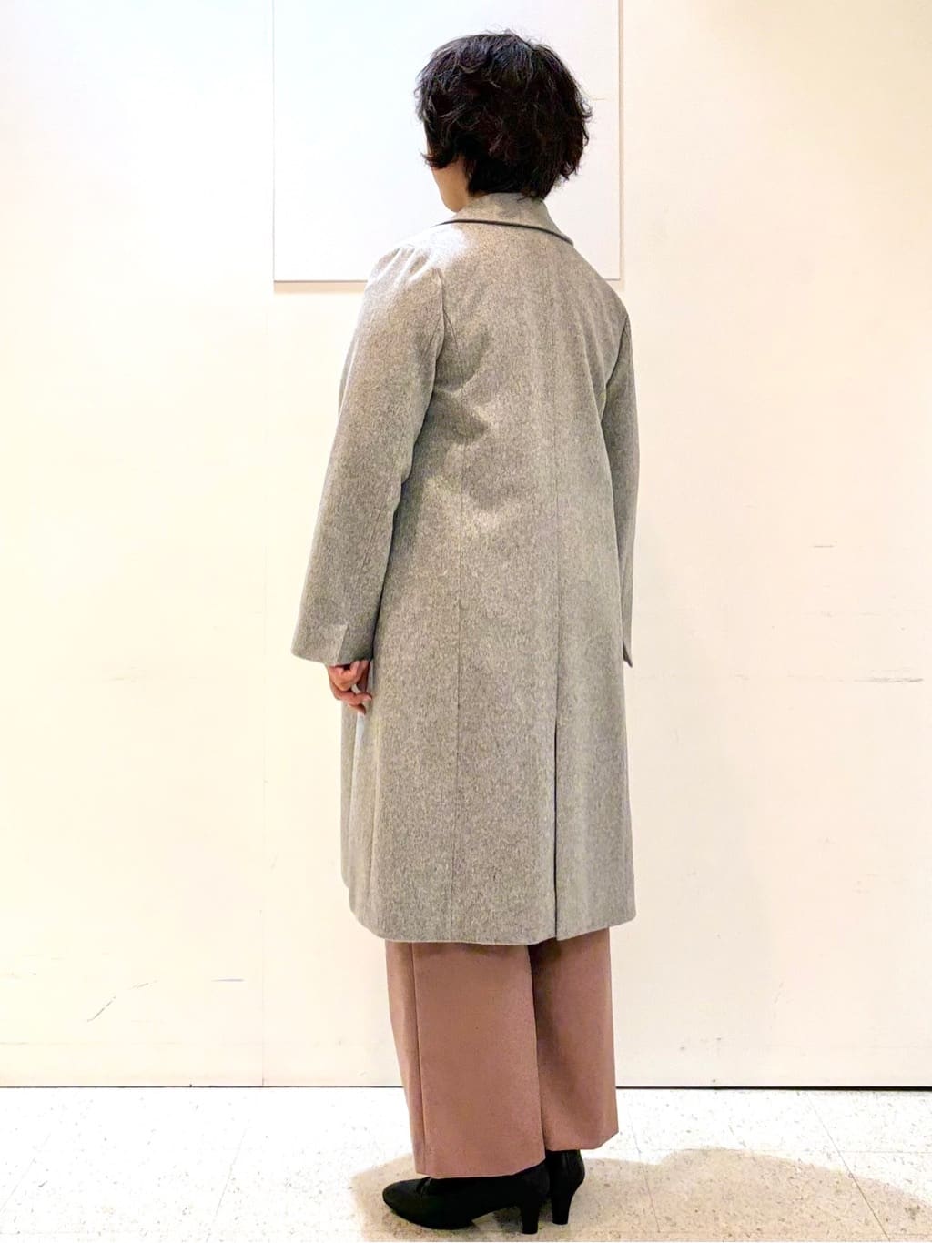 ヤスコさんの「Reflect｜【SS-4Lサイズ／選べる6色】テーラードカラーロングウール混コート」を使ったコーディネート