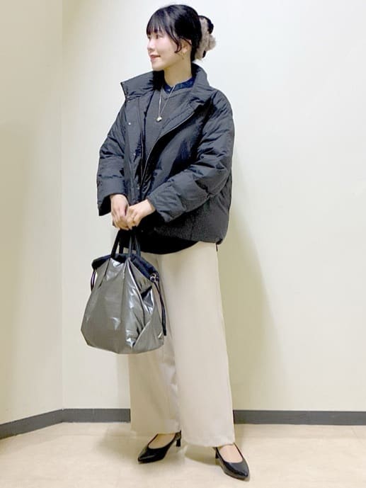  beni_gingerさんの「Reflect｜【すっきりシルエット】ショート丈ダウンコート」を使ったコーディネート