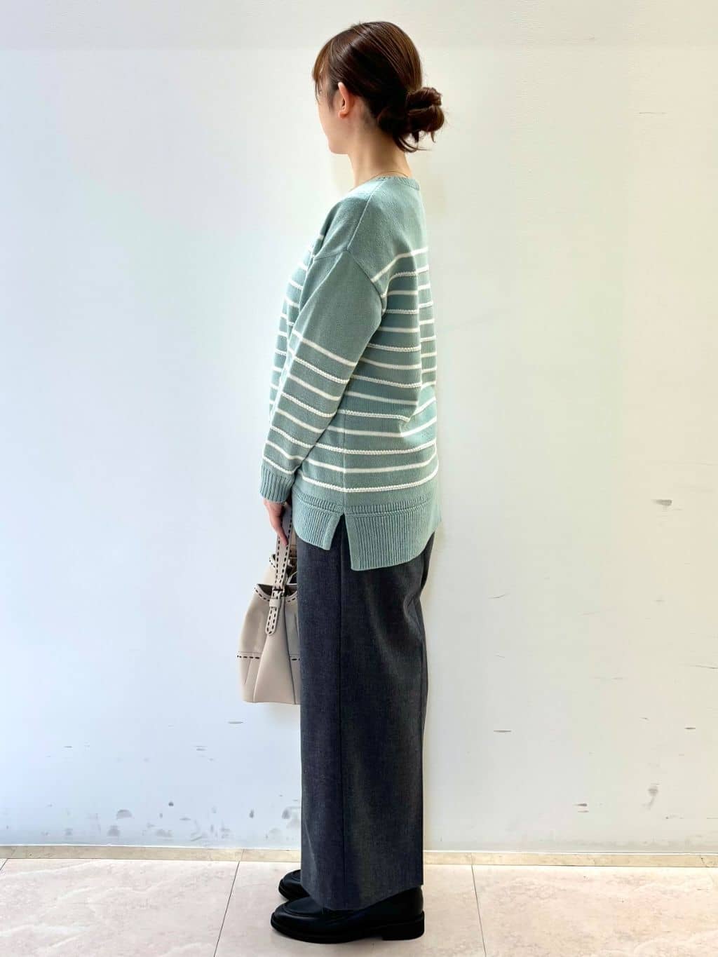 Satoさんの「Reflect｜【腰周りすっきり◎】ワイドクロップドパンツ」を使ったコーディネート