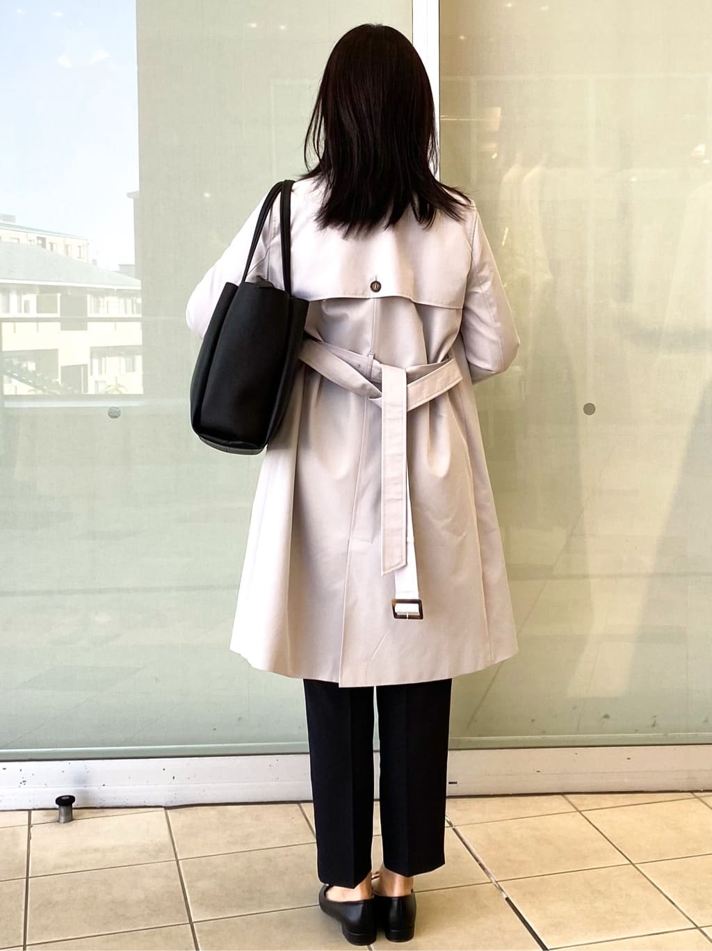 Jeanさんの「OPAQUE.CLIP｜撥水トレンチコート【洗濯機OK／花粉対応】《XS～3L》」を使ったコーディネート