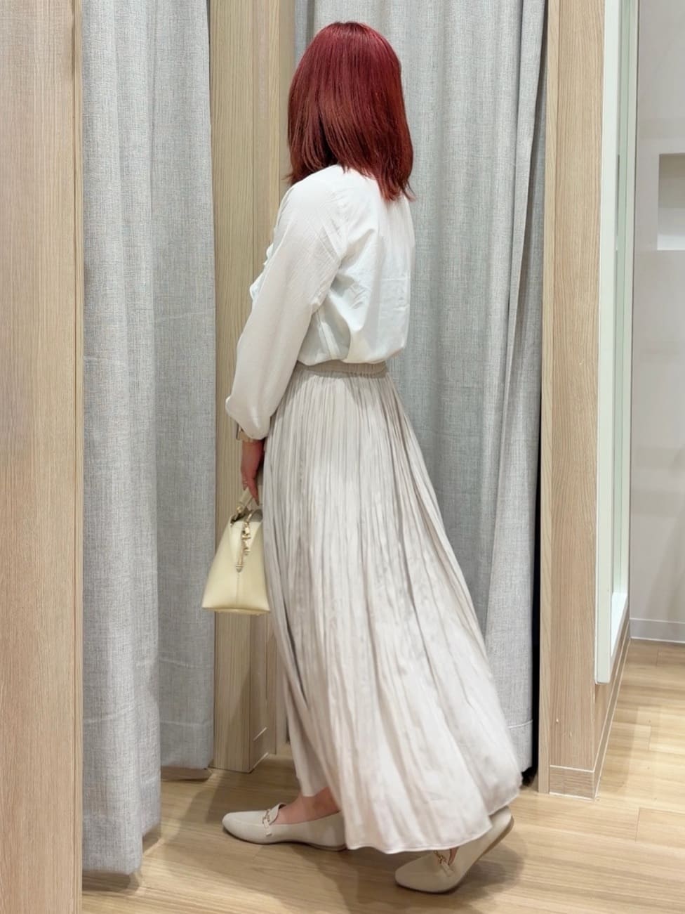 Fumikaさんの「grove｜【マシンウォッシュ／防シワ/SS-3L】ストレッチノーカラージャケット」を使ったコーディネート