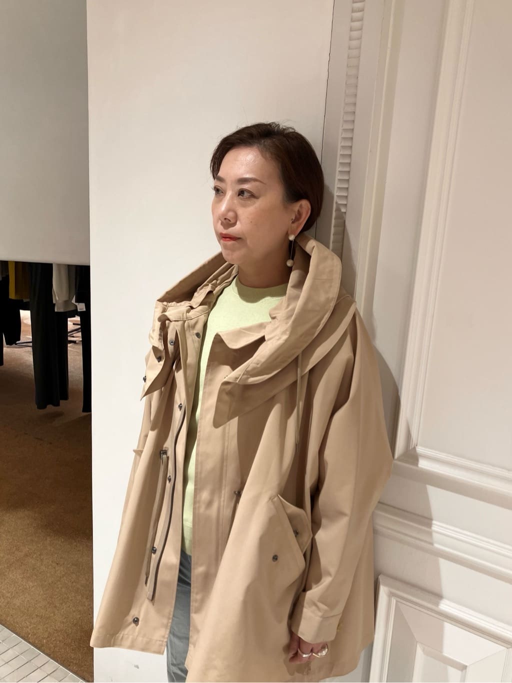 TAJIさんの「DRESSTERIOR｜◆ウォッシャブルコットンカシミヤプルオーバーニット」を使ったコーディネート