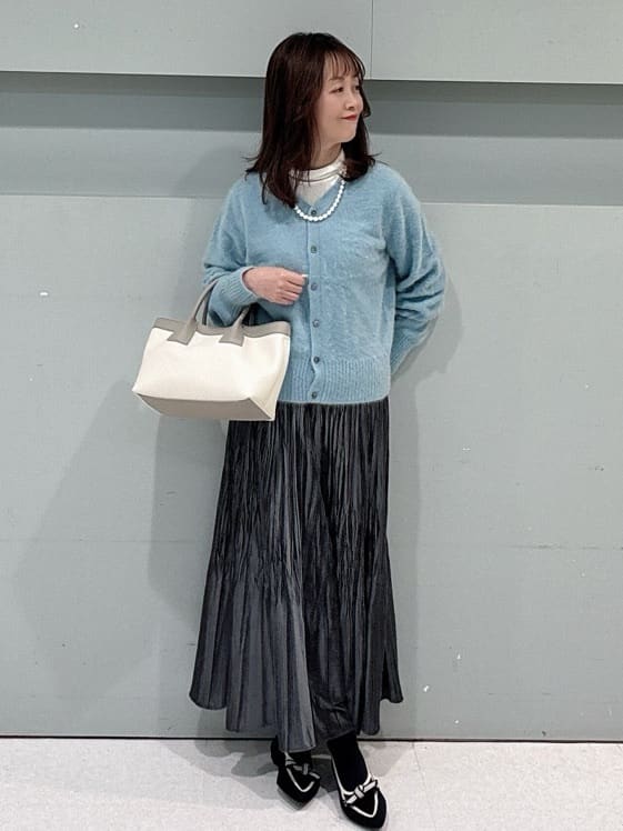 makiさんの「UNTITLED｜【着回しが効く／オンオフアウター】ウールショートコート」を使ったコーディネート