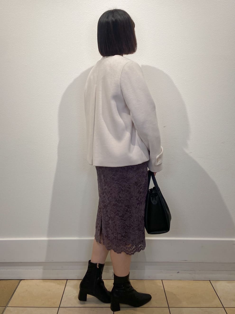 kimiさんの「index｜ノーカラーショートコート」を使ったコーディネート