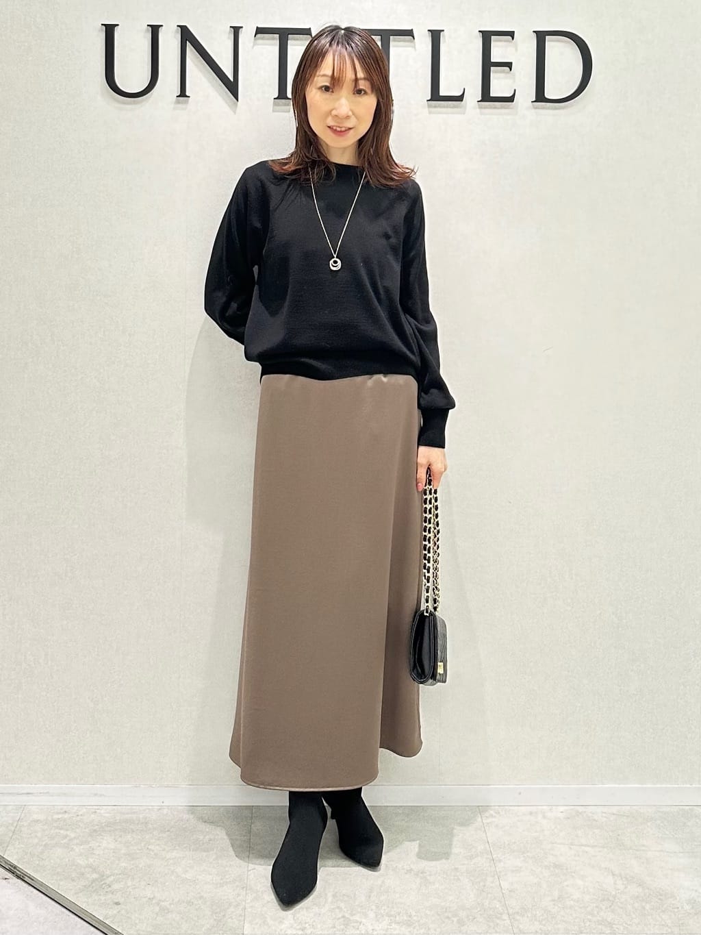 Miwaさんの「UNTITLED｜【はっ水機能/フード取り外し可/防寒】ロングダウンコート」を使ったコーディネート