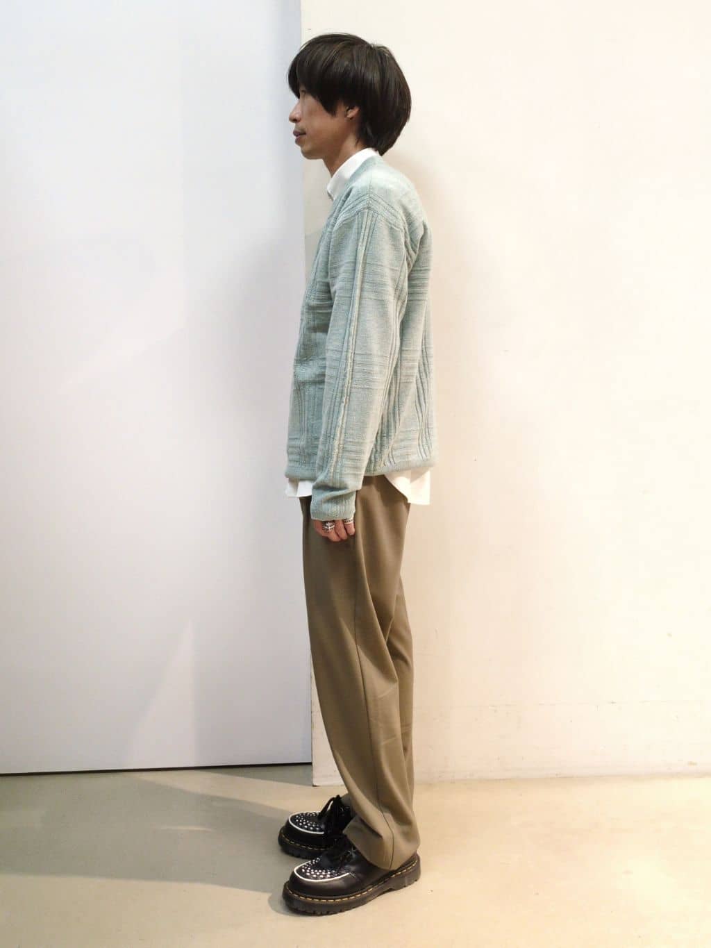 takeさんの「THE SHOP TK｜【優しい肌触り】カシミヤタッチ チェックニット　洗濯機OK」を使ったコーディネート