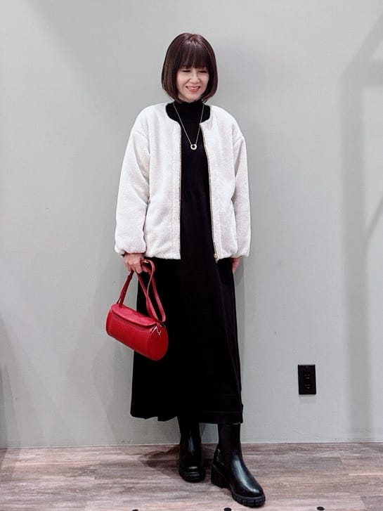 Satoさんの「Dessin｜メタルワントップネックレス」を使ったコーディネート
