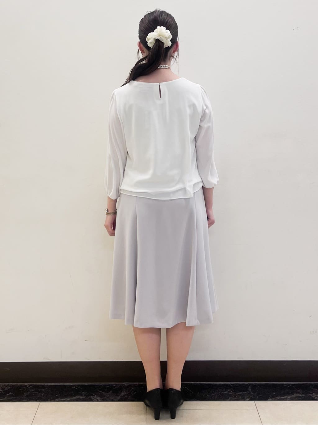 mikikoさんの「Reflect｜【SS-4Lサイズ】ピンタック&times;スカラレースブラウス」を使ったコーディネート