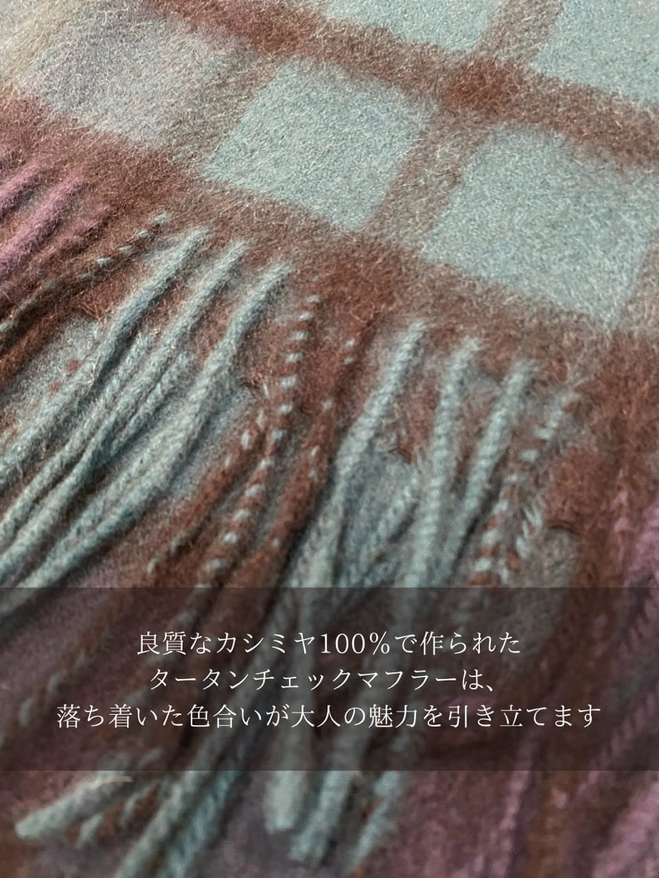 小南大和さんの「TAKEO KIKUCHI｜【洗えるカシミヤ】カシミヤ100 チェックマフラー」を使ったコーディネート