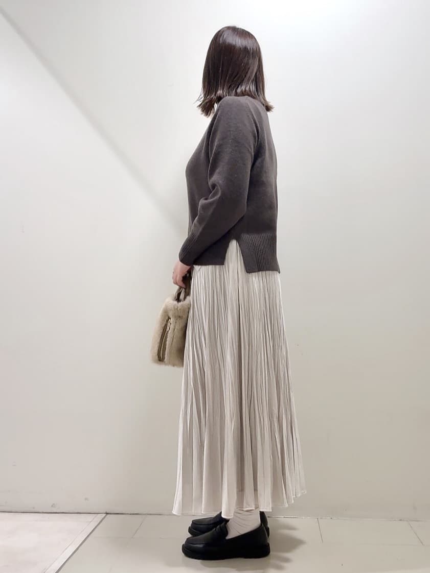 YUIさんの「UNTITLED｜【8色展開/洗える】ウールカシミヤ ハイネックニット」を使ったコーディネート