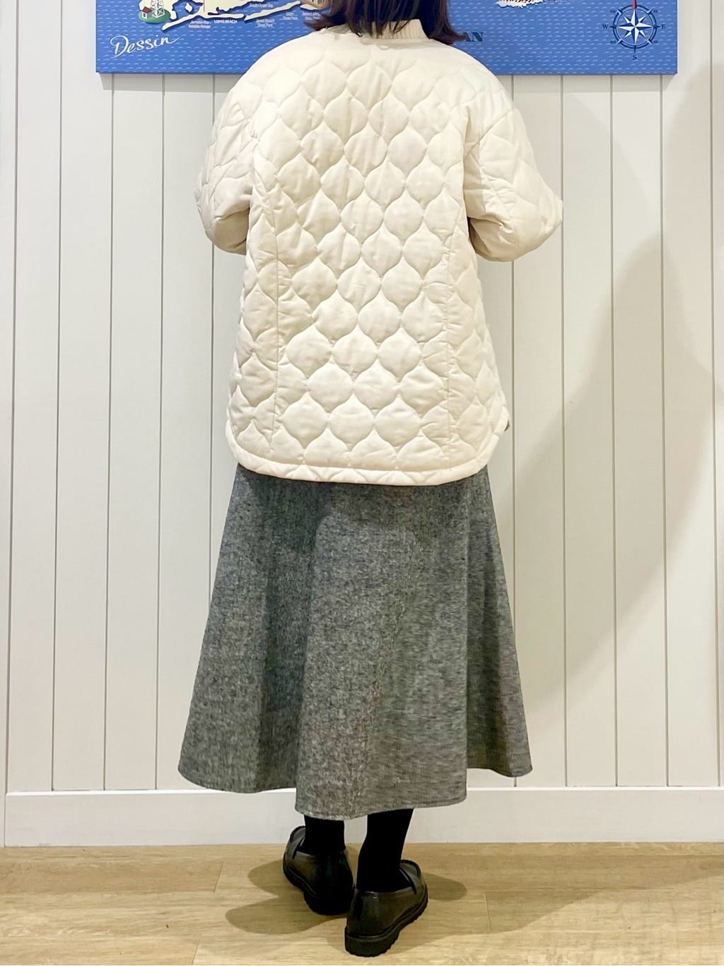 uwatokoさんの「Dessin｜【洗える】ハイネックベロアモールニット」を使ったコーディネート