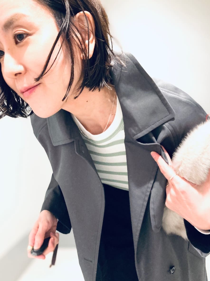 Furuさんの「DRESSTERIOR｜【ウォッシャブル/美シルエット】ライト トレンチコート」を使ったコーディネート